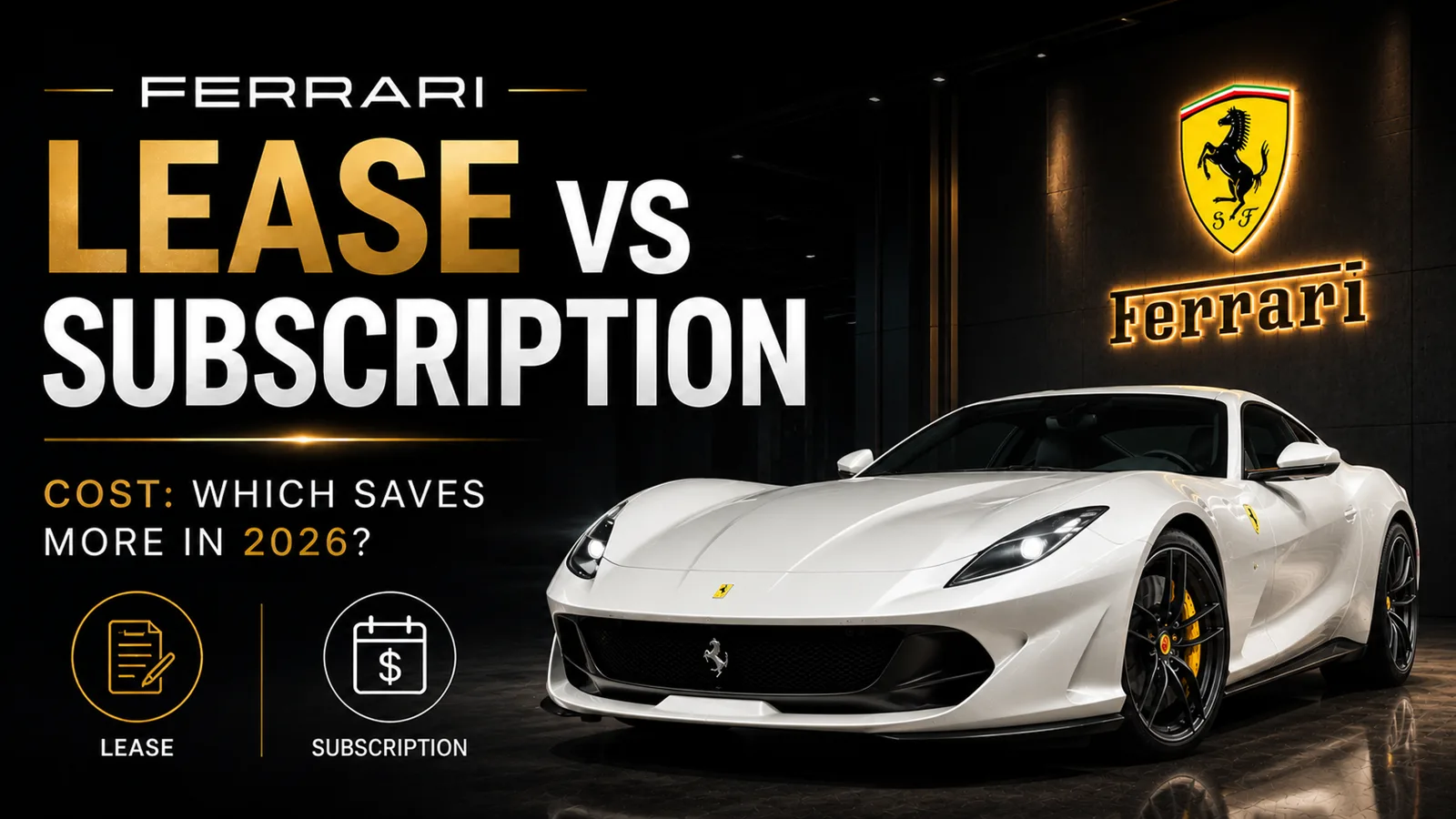 Ferrari Lease vs Subscription Cost: Which Saves More in 2026?