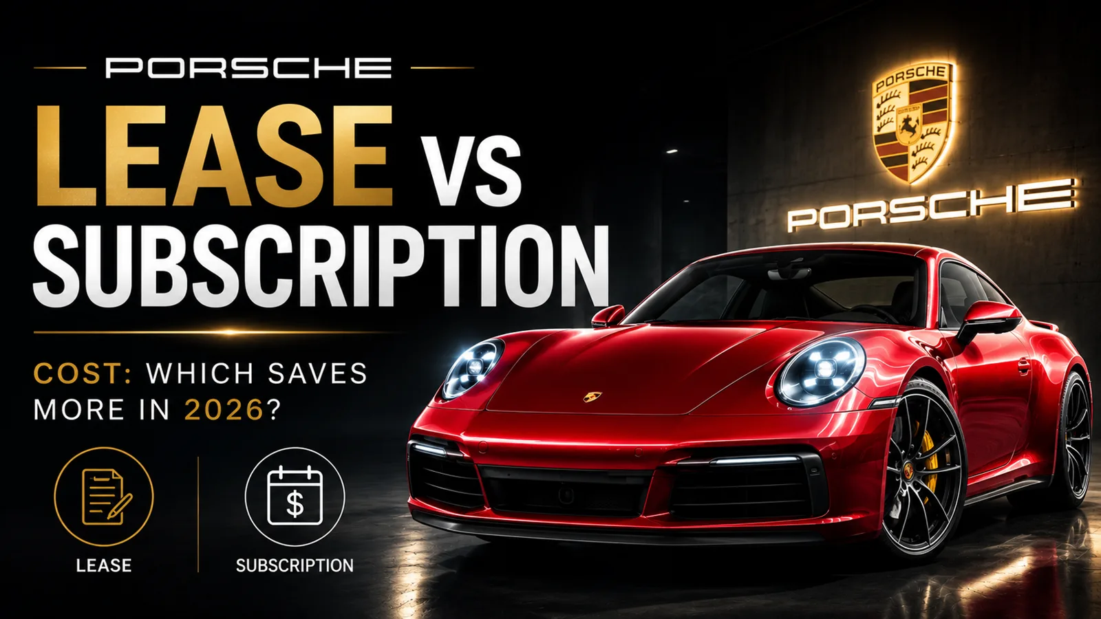 Porsche Lease vs Subscription Cost: Which Saves More in 2026?
